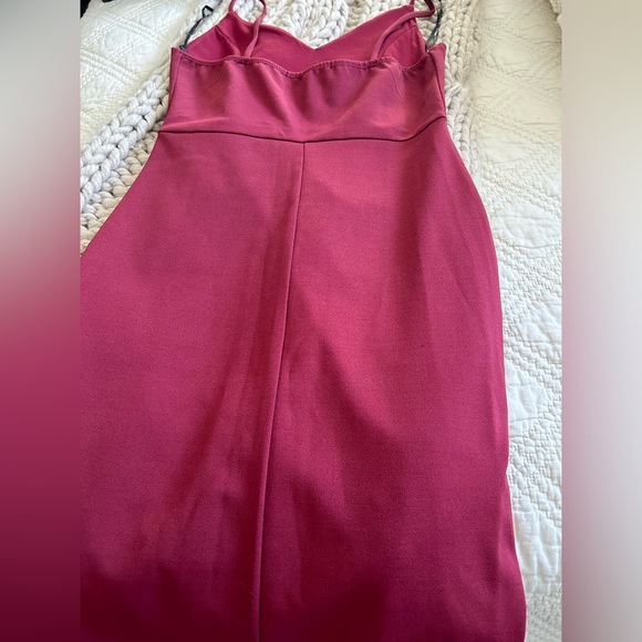 NWOT- Lulu’s- Forever Your Girl Wine Red Bodycon Dress- Size Small - Picture 4 of 12